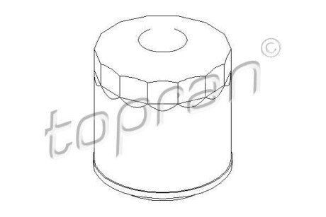 Фільтр масла TOPRAN TOPRAN / HANS PRIES 101519