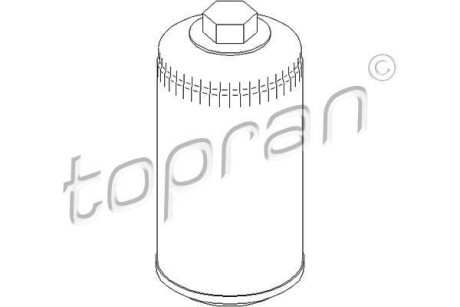 Фільтр масла, 2.4-2.5TDI TOPRAN TOPRAN / HANS PRIES 101574