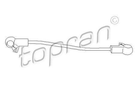 Шток вилки перемикання передач TOPRAN TOPRAN / HANS PRIES 102846
