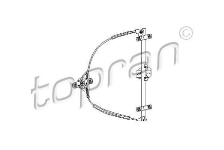 Склопідіймач TOPRAN / HANS PRIES 102888