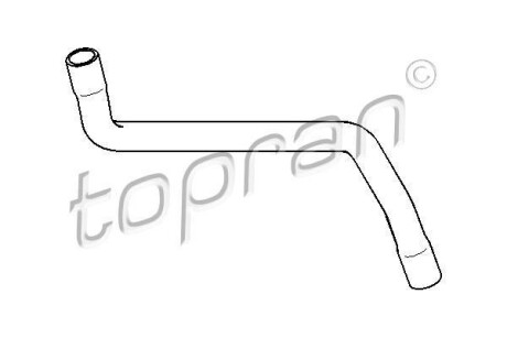 Шланг радиатора TOPRAN / HANS PRIES 102999