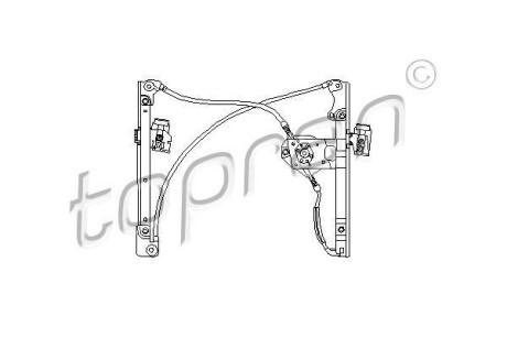 Склопідіймач TOPRAN TOPRAN / HANS PRIES 103099