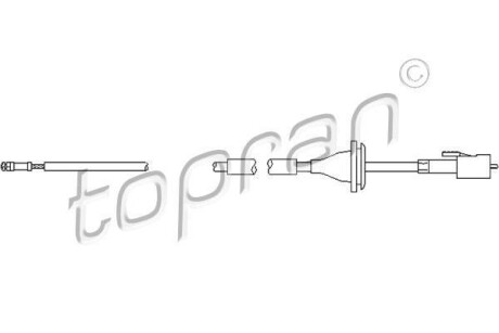 Трос спідометра TOPRAN / HANS PRIES 103336