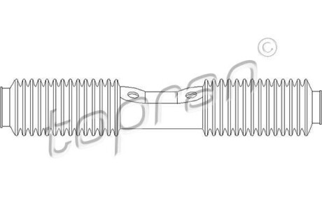 Пильник, рулевое управление TOPRAN / HANS PRIES 103620