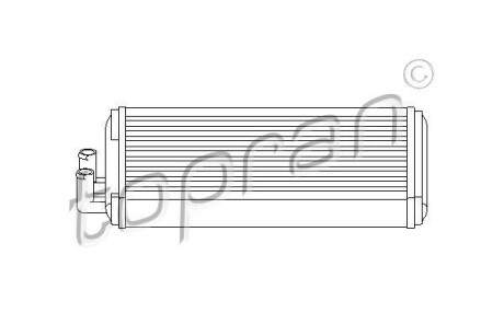 Теплообменник, отопление салона TOPRAN / HANS PRIES 103 705