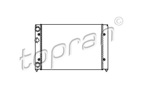 Радіатор, охолодження двигуна TOPRAN TOPRAN / HANS PRIES 103985