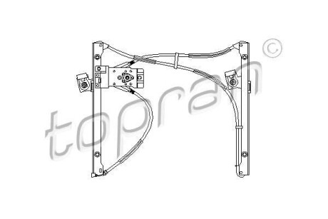 Подъемное устройство для окон TOPRAN / HANS PRIES 104 044