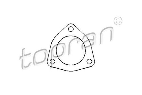 Прокладка, выпускной коллектор TOPRAN / HANS PRIES 107 201