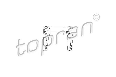 Возвратная вилка, система сцепления TOPRAN TOPRAN / HANS PRIES 107293