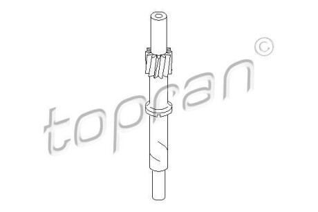 Тросик спидометра TOPRAN / HANS PRIES 107401