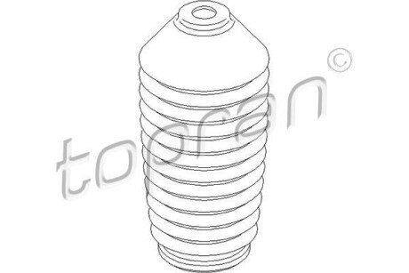 Защитный колпак / пыльник, амортизатор TOPRAN / HANS PRIES 107642