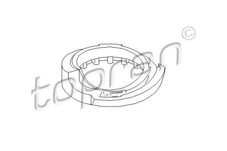 Тарілка пружини TOPRAN / HANS PRIES 108031