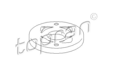 Тарелка пружины TOPRAN / HANS PRIES 108083