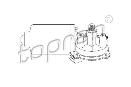Двигатель стеклоочистителя TOPRAN TOPRAN / HANS PRIES 108577