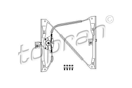 Подъемное устройство для окон TOPRAN / HANS PRIES 108 669
