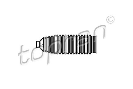 Пильовик кермової рейки TOPRAN TOPRAN / HANS PRIES 109440