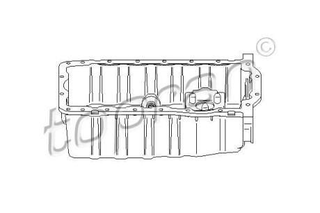 Масляний піддон TOPRAN TOPRAN / HANS PRIES 109616