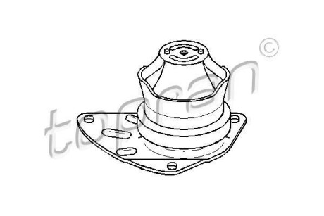 Подушка двигуна TOPRAN TOPRAN / HANS PRIES 110125