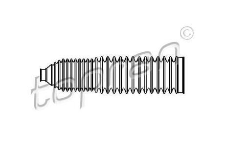 Пильовик кермової рейки TOPRAN TOPRAN / HANS PRIES 110172