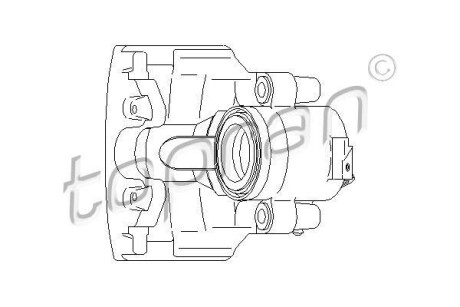Супорт гальмівний TOPRAN TOPRAN / HANS PRIES 110288 (фото 1)