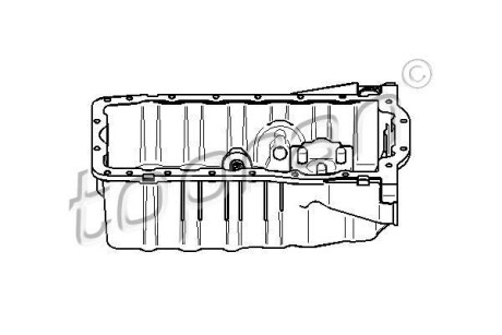 Масляный поддон TOPRAN / HANS PRIES 110914