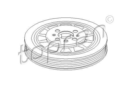 Шків колінвалу TOPRAN TOPRAN / HANS PRIES 110 960