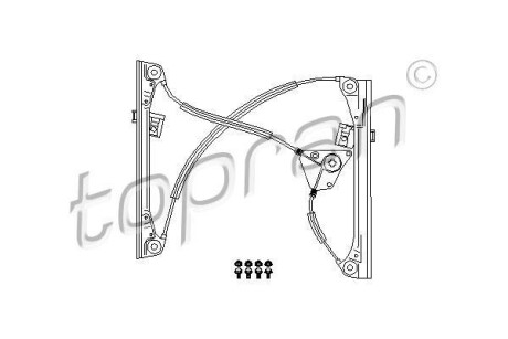 Подъемное устройство для окон TOPRAN / HANS PRIES 111 265