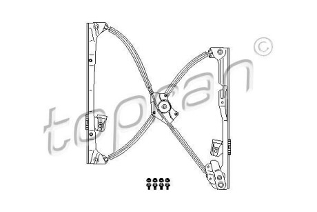 Подъемное устройство для окон TOPRAN / HANS PRIES 111 271