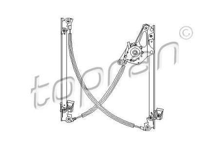 Склопідіймач TOPRAN TOPRAN / HANS PRIES 111273