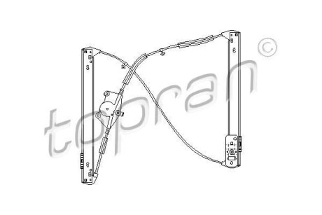 Склопідіймач TOPRAN TOPRAN / HANS PRIES 111276