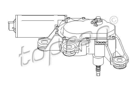 Двигатель стеклоочистителя TOPRAN / HANS PRIES 111 300