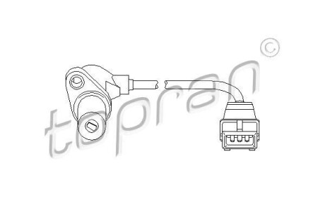 Датчик обертів колінвалу TOPRAN TOPRAN / HANS PRIES 111378