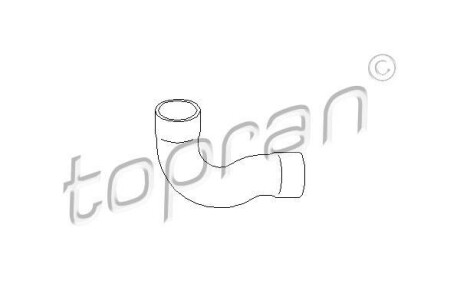 Трубка нагнетаемого воздуха TOPRAN / HANS PRIES 111 538