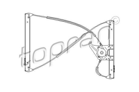 Склопідіймач TOPRAN TOPRAN / HANS PRIES 111697