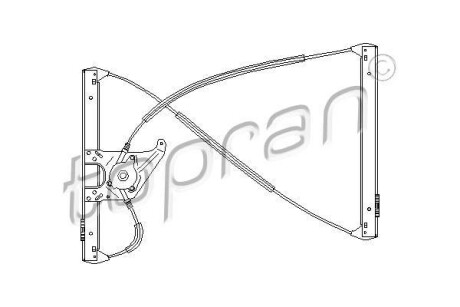 Склопідіймач TOPRAN TOPRAN / HANS PRIES 111698
