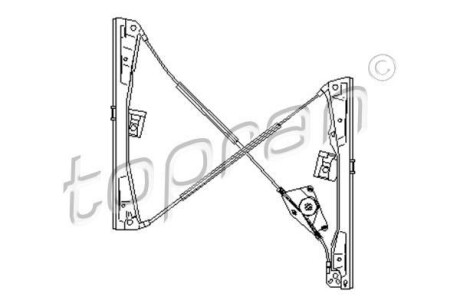 Подъемное устройство для окон TOPRAN / HANS PRIES 111 705