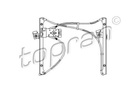 Склопідіймач TOPRAN TOPRAN / HANS PRIES 111 708