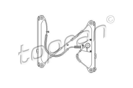 Подъемное устройство для окон TOPRAN / HANS PRIES 111 713