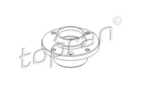 Ступиця колеса TOPRAN TOPRAN / HANS PRIES 111887