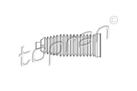 Пильовик кермової рейки TOPRAN TOPRAN / HANS PRIES 111905