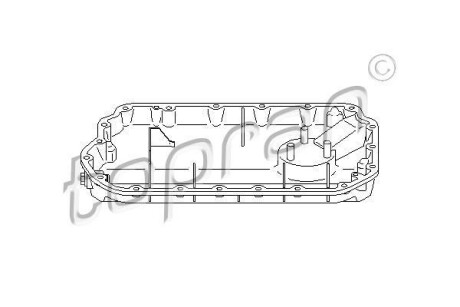 Масляный поддон TOPRAN / HANS PRIES 112 023