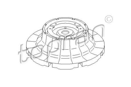 Опора стійка амортизатора TOPRAN TOPRAN / HANS PRIES 112051