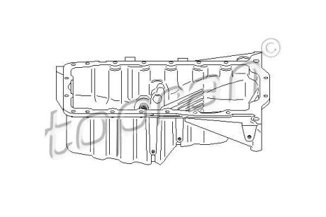 Масляный поддон TOPRAN / HANS PRIES 112339