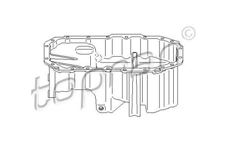 Масляний піддон TOPRAN TOPRAN / HANS PRIES 112344