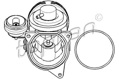 Zawуr EGR TOPRAN TOPRAN / HANS PRIES 113159