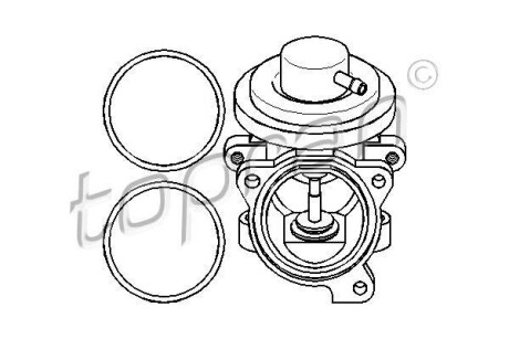 Zawуr EGR TOPRAN TOPRAN / HANS PRIES 113163