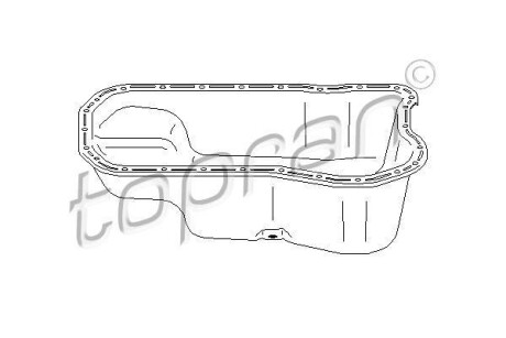 Масляный поддон TOPRAN / HANS PRIES 113 274 (фото 1)