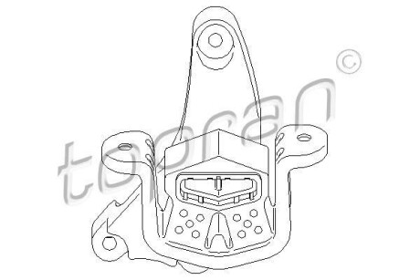 Подвеска, ступенчатая коробка передач TOPRAN / HANS PRIES 113 343