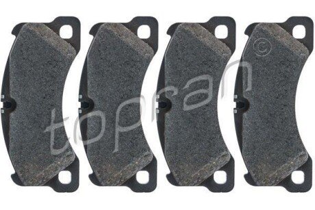 Set brake pads TOPRAN TOPRAN / HANS PRIES 113811