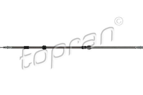 Гальмівний шланг TOPRAN / HANS PRIES 114 588